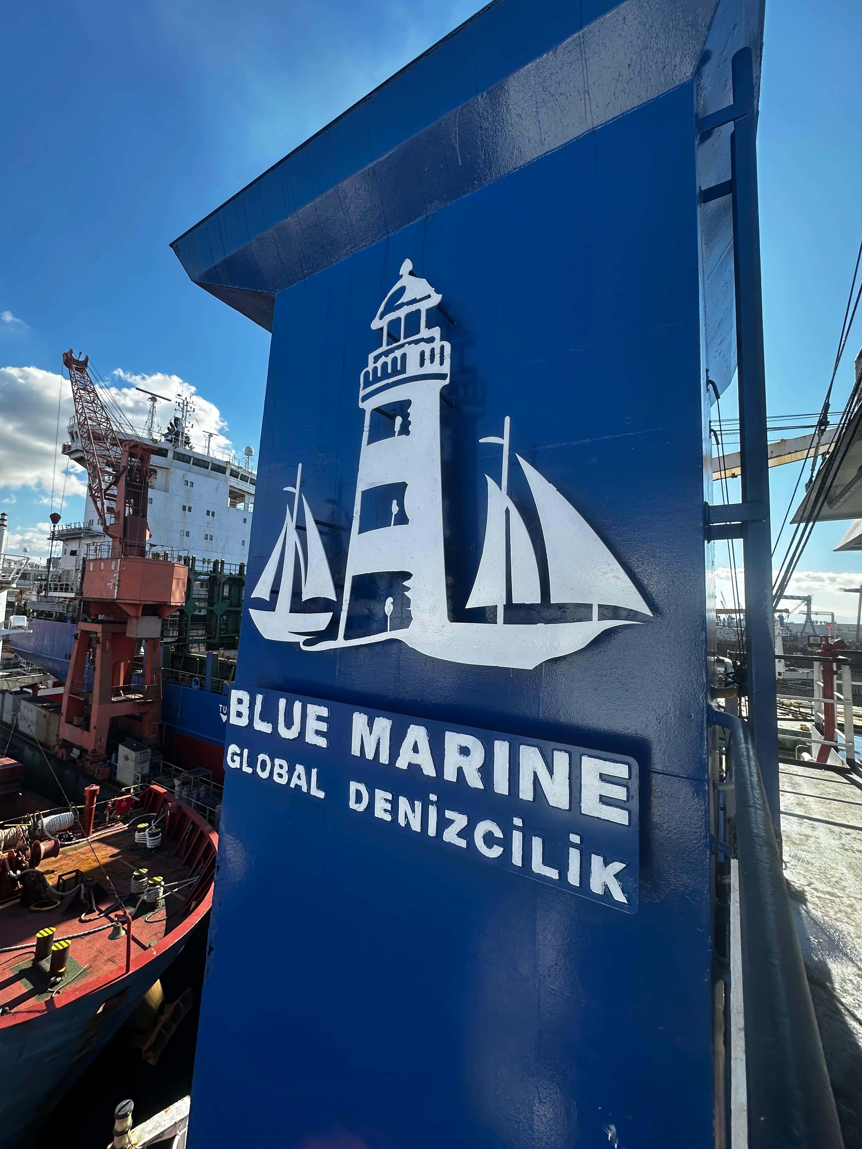 MV EBRU'nun dış görünümü.